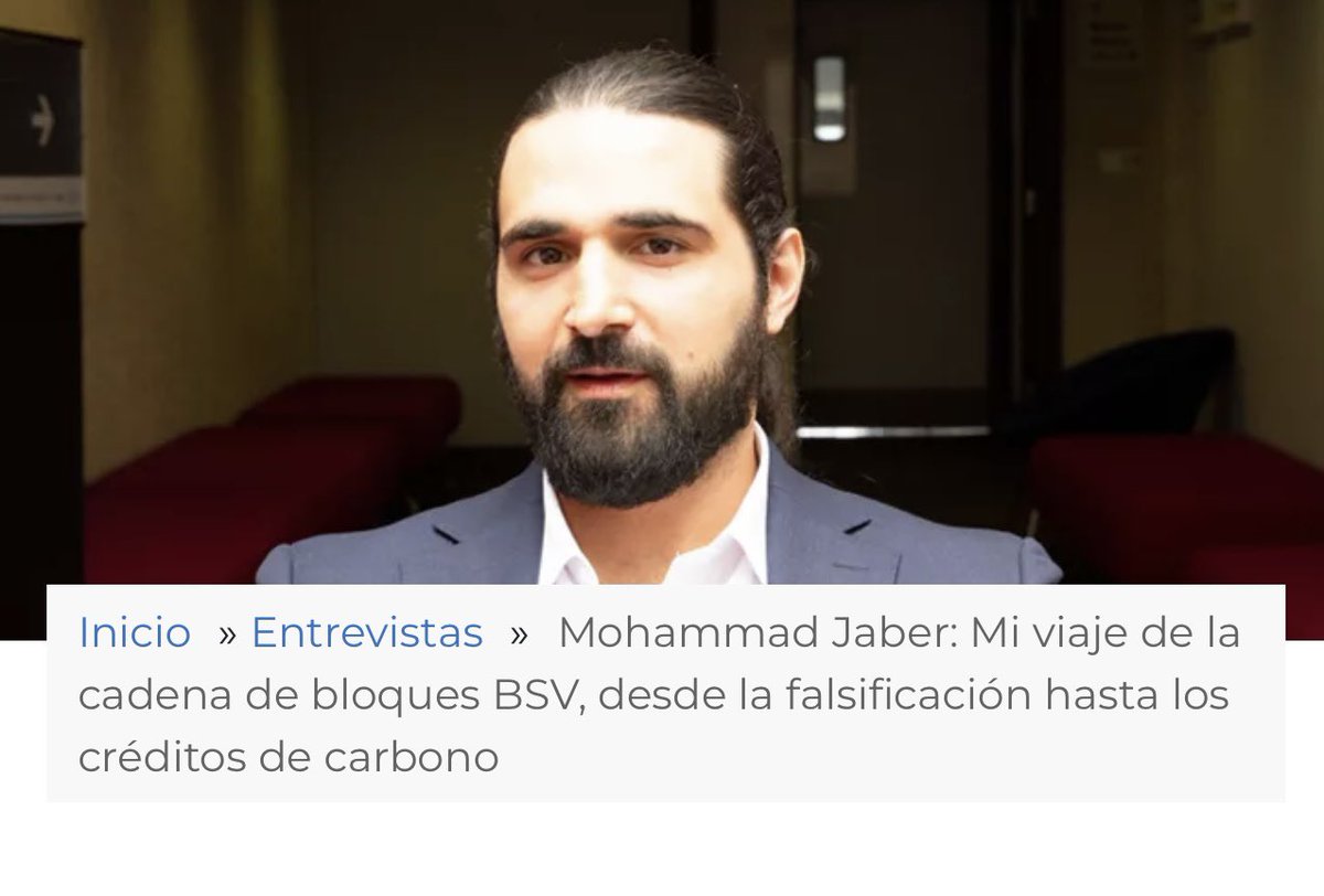BlogueroDigital's tweet photo. Mohammad Jaber: Mi viaje
en la Blockchain de BSV

En este episodio de #CoinGeekConversations, @mojaber compartió ideas sobre el enfoque empresarial de @elas_co y su viaje dentro del ecosistema #Blockchain
de #BSV.

#BSVBlockchain
#RealCoinGeek
#CoinGeek ↘️
https://t.co/KLw6D3H9Fu https://t.co/SYyQT9wQy6