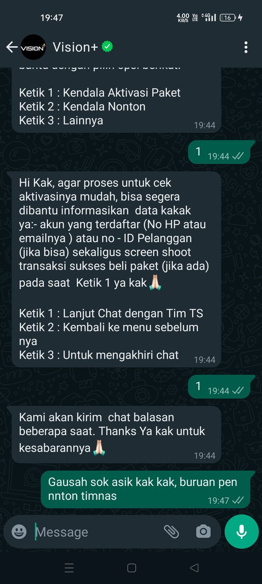 Galanoth__'s tweet photo. Dah bisa, hub wa aja, dah menit 45 jir ;( https://t.co/D9CGNzvIz3