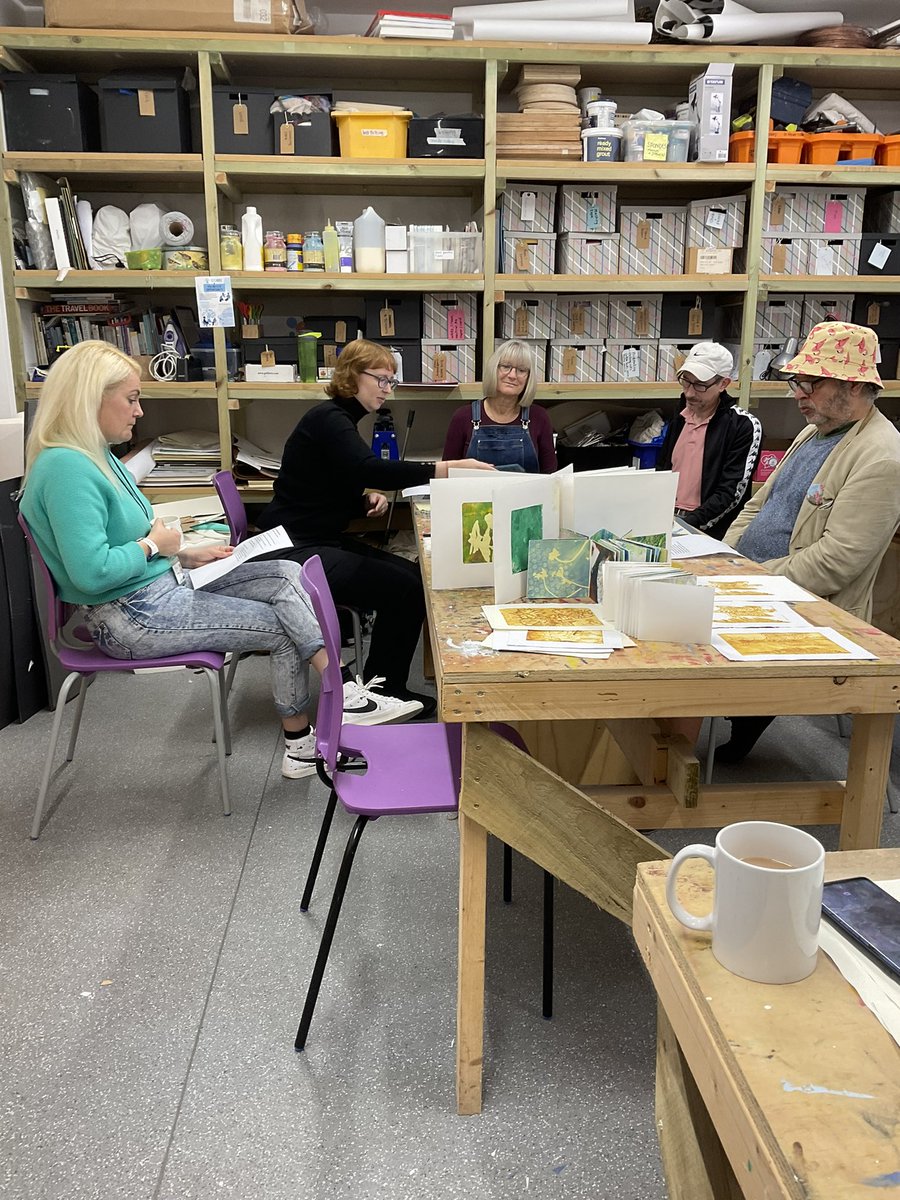 Rachel came to visit us today to run a creative writing session. We looked at all of our art work for our exhibition next year and had questions as prompts to describe each piece of art work and their different processes. 

#ExploreCollectiveArts