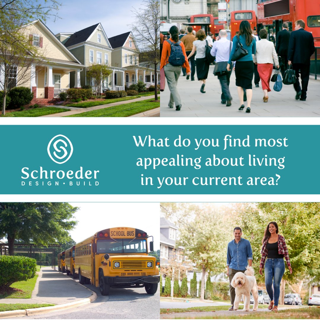 SchroederDB's tweet image. “Should we stay or sell?”

Cost aside, there are many factors that come into play.

Short #workcommute, good #schooldistrict, county, or walkability play a big role in choosing to stay in your current home 🏡

What would you say is the biggest plus to living in your area?