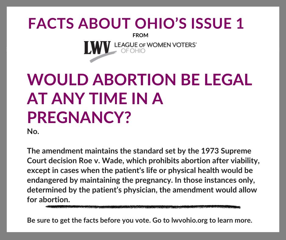 lwvohio's tweet photo. Facts About Ohio’s Issue 1
Be sure to get the facts before you vote.
To learn more about the facts on Issue 1, go to our site to see answers to FAQs: https://t.co/JD09zdJCvj https://t.co/mFxxhTIzbu