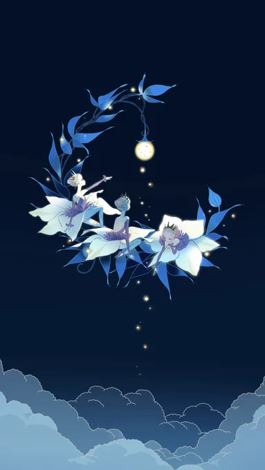 月を編む花 