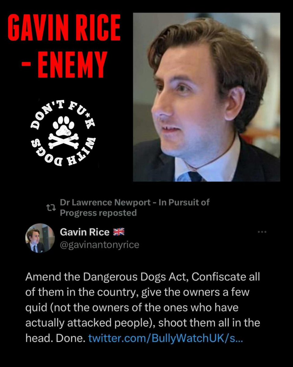 LaSiore's tweet photo. @gavinantonyrice @rivkahbrown Cough cough to you and to your dear friend Lawrence Newport: it's true. God made people and then he pairs them.
2 neurons work like one.
#dontfuckwithdogs
#nobsl
#idioti https://t.co/dJzJgmJQBl