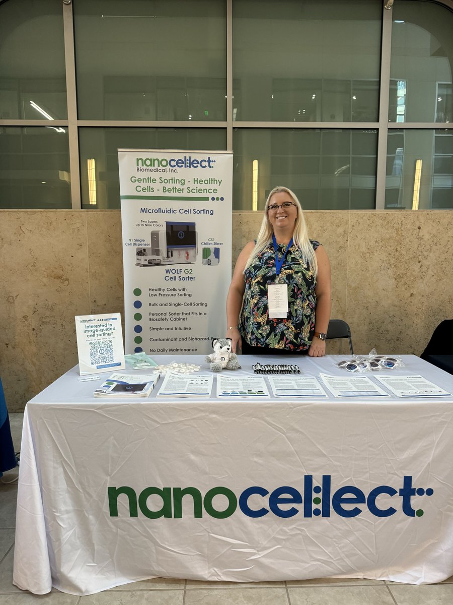 We're thrilled to be at NECyto, hosted at the Ragon Institute in Cambridge, MA! 
Interested in image-based cell sorting? Don't miss a visit to our booth and explore the WOLF G2. Let's delve into the future of cell analysis together! 

hubs.ly/Q025jX2w0