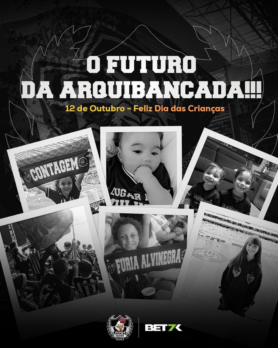 FELIZ DIA DAS CRIANÇAS! 🏴

O futuro da nossa Massa depende do futuro da nossa arquibancada! Ensinar às crianças a serem atleticanas é garantir que o amor pelo Galo nunca morra!

Enquanto houver uma criança atleticana, o Galo será imortal!

#AtitudeCompromissoRespeito