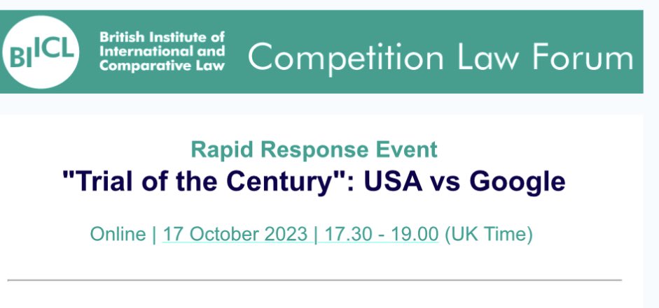 Caffar3Cristina's tweet photo. “The Trial of the Century” (#USvsGoogle) reaches mid-point (5 weeks) but you wouldn’t know if not for the dedicated specialist press &amp; X-ers on site. Much interesting testimony &amp; docs but mostly out of sight. Join for insight from court witnesses, Tuesday 530pm GMT, 1230pm ET ⬇️ https://t.co/qIAkFiqH3p