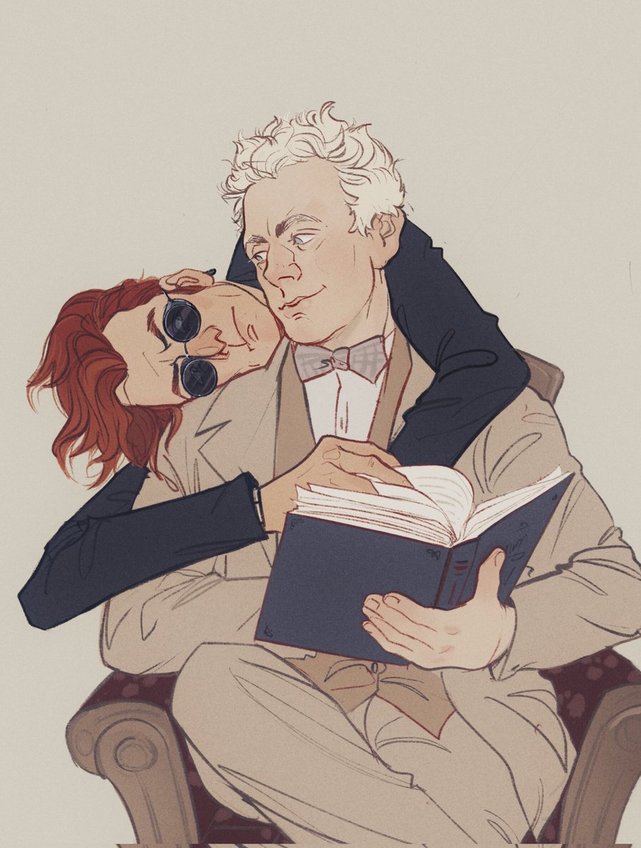 В какой вообще руке держат карандаш? Я забыла(
#GoodOmens