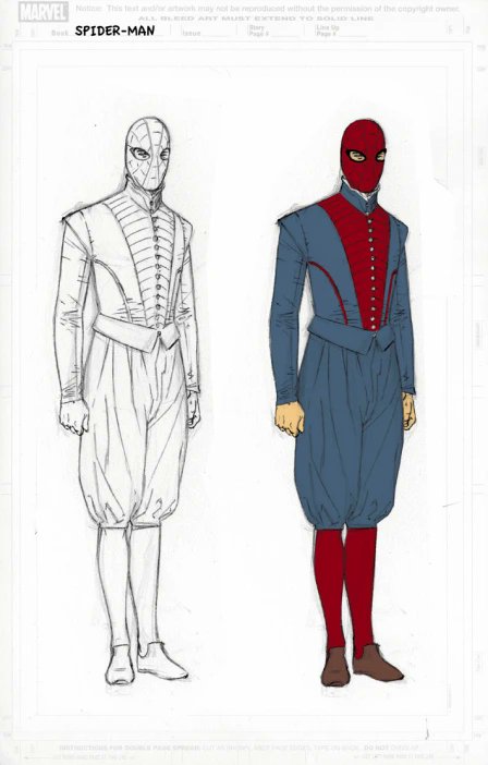 Muy orgulloso que hayan escogido mi diseño de Spider-man 1602 para anunciar NYCC. Very proud that they chose my Spider-man 1602 design to announce NYCC.