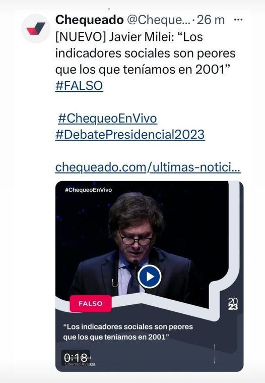 El desquiciado toma carrera para mentirte.