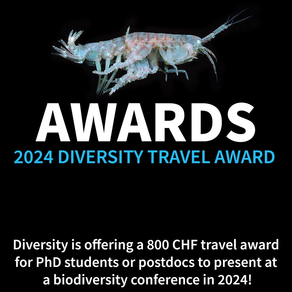 🌍✈️ @DiversityMDPI 2024 Travel Award! Are you a Biodiversity researcher, a PhD student, or postdoc? Apply to receive CHF 800 grant, a certificate, and more. Application deadline: Oct 31, 2023. Get all the details at mdpi.com/journal/divers… 📷 Michael Marmach (CC)