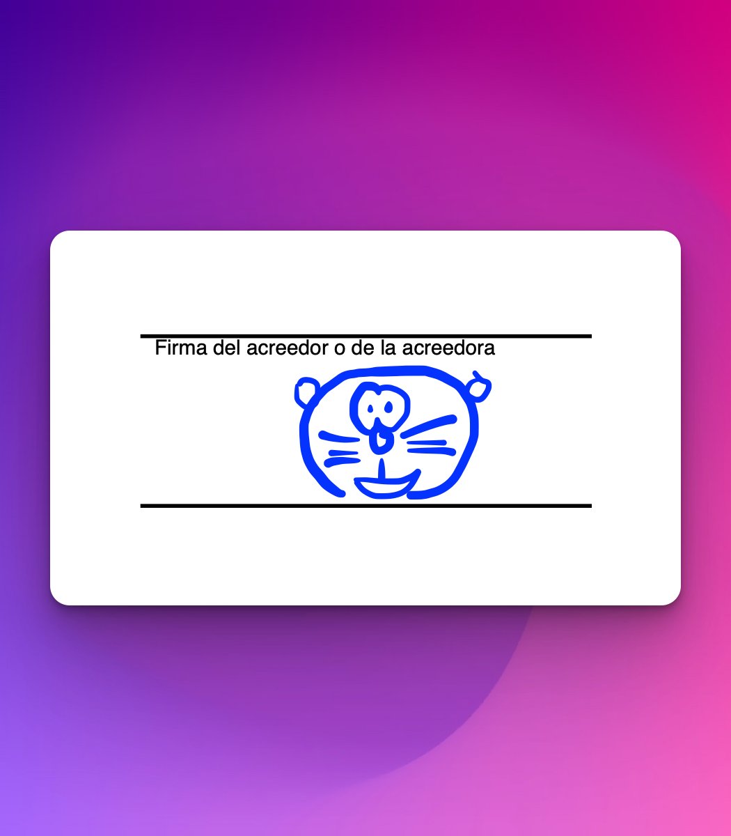 JaimeObregon's tweet photo. He comenzado a firmar los papeles de la Administración con caritas 😃. Y para sorpresa de nadie, no pasa nada 🎉. Así que hoy he firmado un formulario digital con un dibujo de Doraemon.

Aborrezco la burocracia de los trámites públicos. Muchos son absurdos o artificialmente complejos. No lo digo solo yo: a veces me lo dicen, como avergonzándose, mis interlocutores en la propia Administración.

Hubo un tiempo en el que inscribía mi firma electrónica. Pero cuando cambié a firmar con caritas nada dijo nada. Solo en el banco, el otro día, el tipo al otro lado del mostrador me pidió sorprendido «una firma que se parezca más a la de tu DNI». El resto de mis interacciones funcionan igual aunque firme dibujando un gato cósmico con bolsillo mágico.

Por supuesto, solo firmo así los trámites que me parecen absurdos. Me tomo muy en serio las cosas importantes, pero en la vida son muy pocas.

Firmar con caritas, gatos y dibujos es mi ejercicio de resistencia pasiva ante los interminables formularios burocráticos de los organismos públicos. Es una forma de expresar que estamos ambas partes perdiendo el tiempo. Es también una manera de poner de manifiesto que no tiene sentido que todo el sistema jurídico-legal contemporáneo descanse sobre un vestigio tan viejo y cutre como la firma ológrafa.