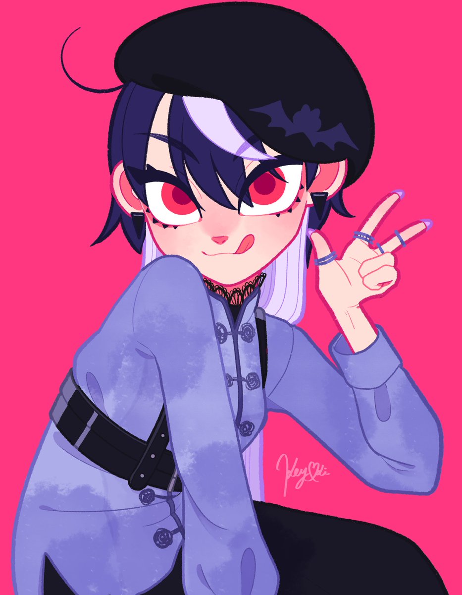 「My fashion先日お出かけした時の私のファッション#illust #ill」|KeyCHi🐱のイラスト