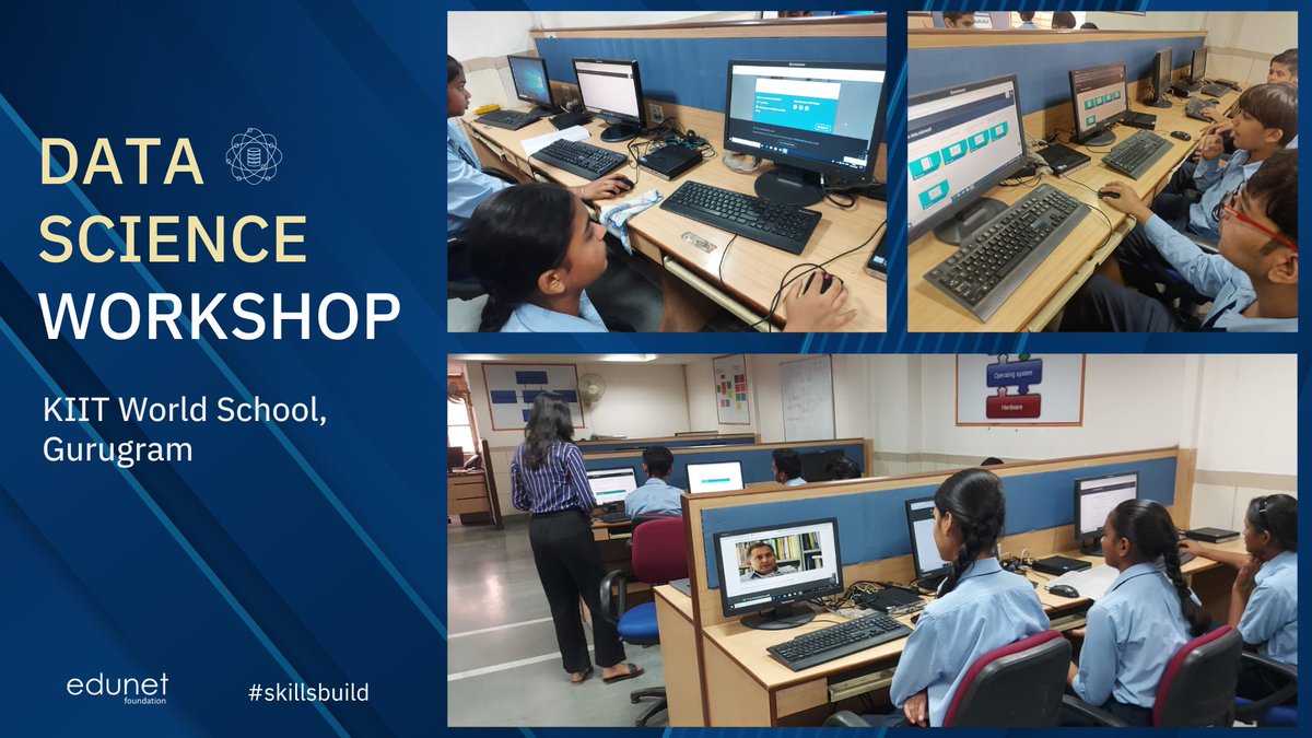 Edunet Foundation successfully conducted IBM SkillsBuild Orientation Workshop on 5th Oct '23 at KIIT World School. 270+ students from 6th to 12th grade were oriented with IBM SkillsBuild learning Platform to upskill themselves for emerging technologies and skills.

#skillsbuild
