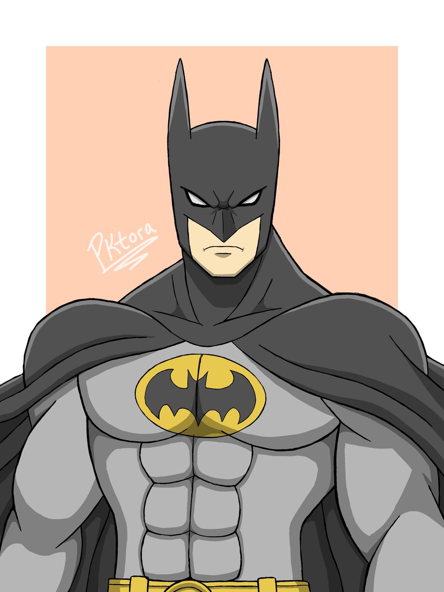 PKtora's tweet photo. My 4th drawing for October is Batman from DC comics. ��� 🦇 🦇
#inktober #sketchtober #drawtober #dccomics #batman #fanart #ibisPaintX https://t.co/lf46dL7PcM