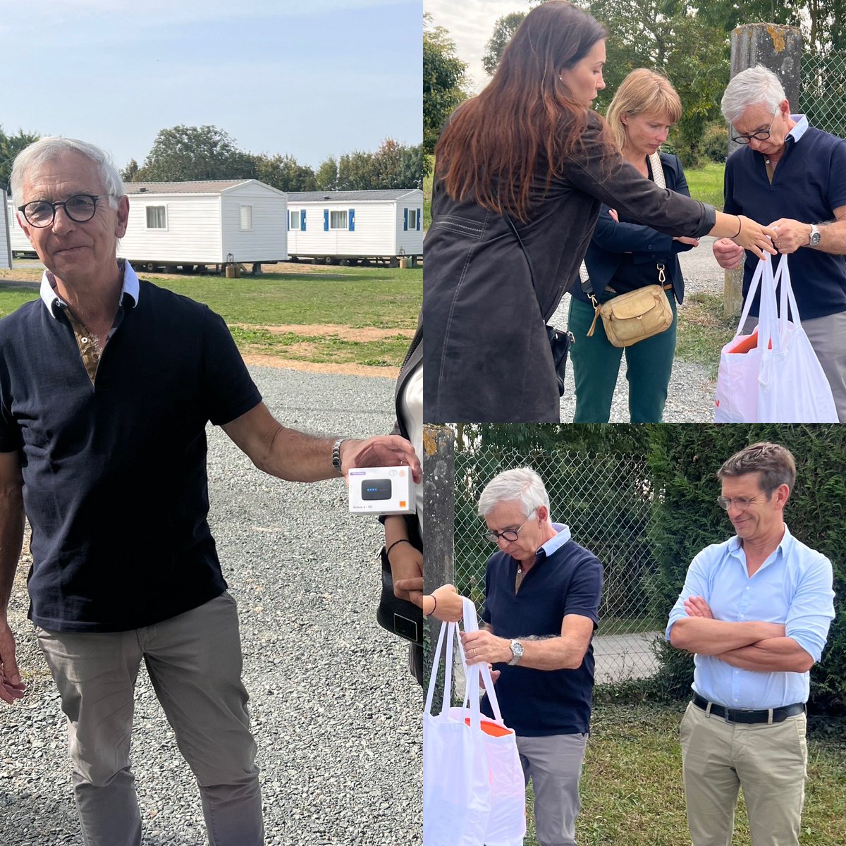 Suite au séisme du 16 juin, à Cram Chaban (17) :

Orange s'associe à Habitat Humanisme et AUNIS Atlantique pour soutenir les sinistrés. 

👉🏼 19 clés 4G et cartes SIM de 200Go mises à disposition gratuitement auprès des personnes relogées pour maintenir la connectivité.