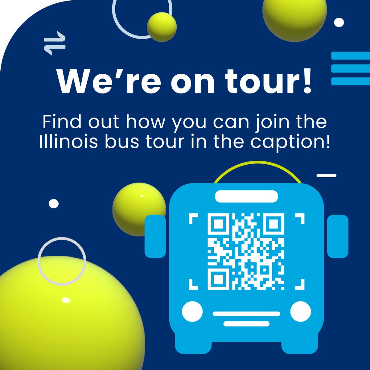 TransfrInc's tweet photo. Transfr is on the road in Illinois! Join us as we visit 14 different schools this month! If you can't make the bus tour, scan the bus image with your smartphone to experience it virtually.
#transfr #bustour #arexperience #Illinoisworkforce #futureofworkforce #explorecareers https://t.co/UkPm5YbsH2