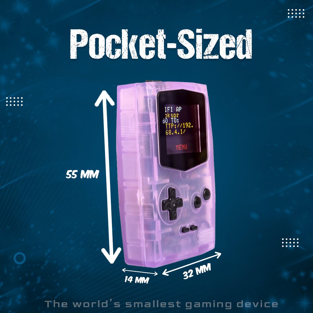 pocket_sprite's tweet photo. It's perfectly pocket-sized and powers on instantly. Slip it onto your keyring or on your backpack, and pull it out when things get boring.
get yours: https://t.co/XpREUuGBFR
#pocketsprite #retrogaming #nintendo #nes #GameBoy #GameBoyColor #GameGear #sega #handheldconsole https://t.co/DHsoF9Btv4