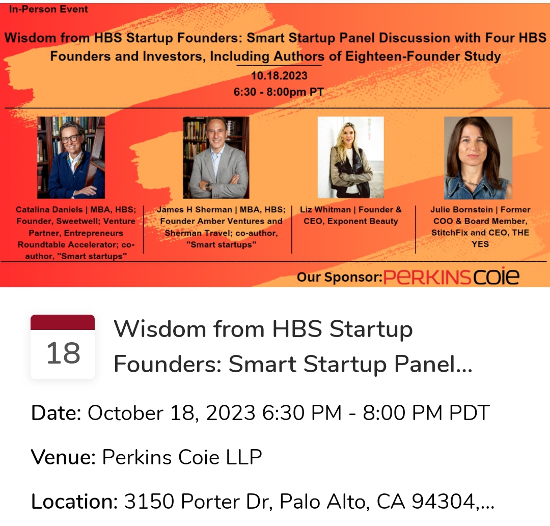 hbsanc's tweet photo. Join our panel of four accomplished HBS alum founders and hear insights from founders of over twenty startups.
Register: https://t.co/t6ss91qLub
#harvard #hbsanc #silliconvalley #statrtup #founders #startups #angelinvesting #angelinvestment #angelinvestors #venturecapital https://t.co/IHdem5q73J