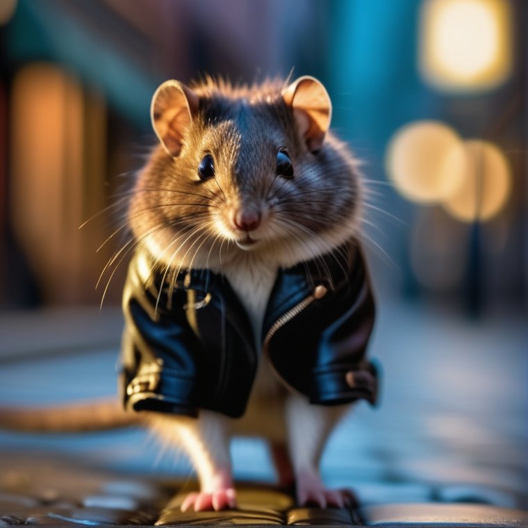 Chonky boy in a little coat.