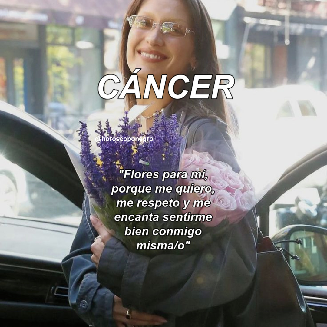 Podemos comprarnos flores... ❤️💐 #cancer #horoscoponegro