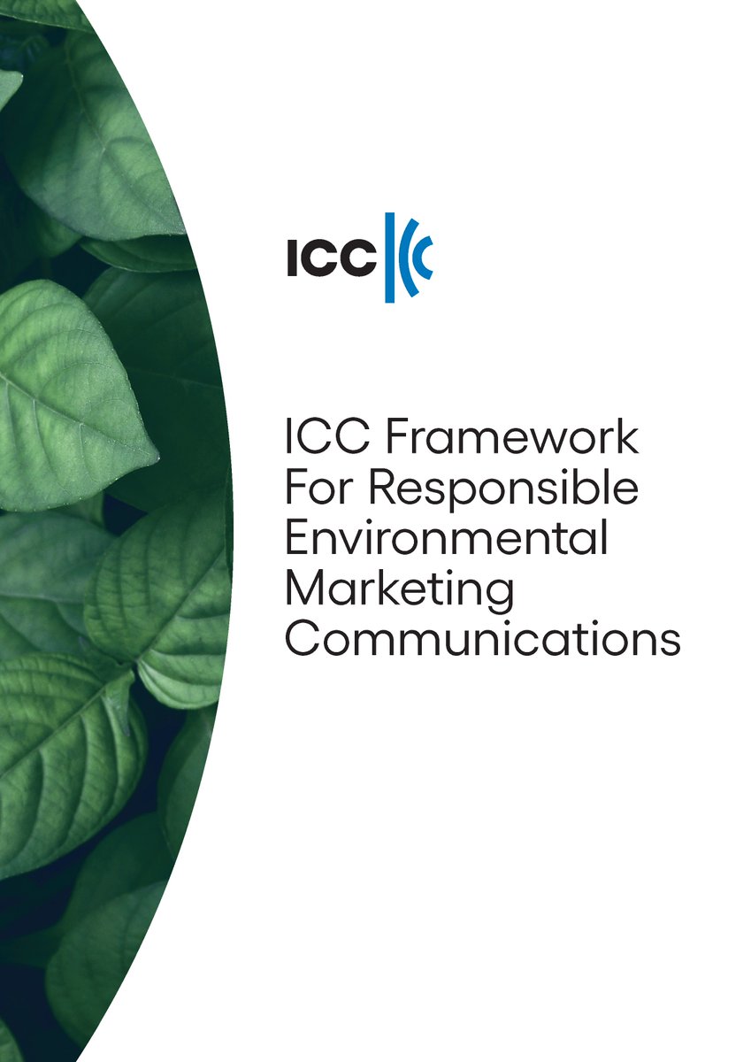 ✅ The ICC Framework aims to provide marketers with a roadmap on how to navigate environmental claims and campaigns through providing a self-regulatory framework to ensure legal, honest, and truthful communications and practices. #MarketingCode

Lean more: bit.ly/3Li7vjN