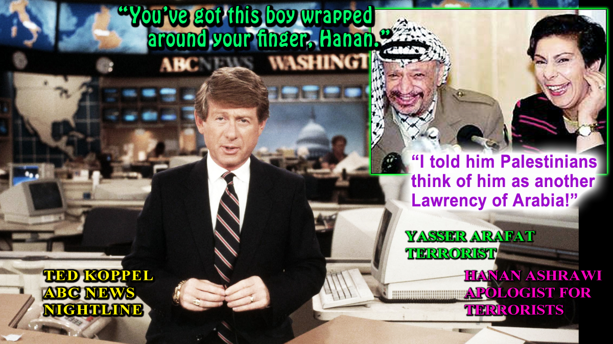 RSKellner's tweet photo. #TedKoppel & #HananAshrawi:
The #Jew & the #Arab who helped to convince the world to believe the BIG LIE that Arabs, who call themselves #Palestinians, are the #indigenous people of the region.
Thus, the #MSM media sanitizes #Hamas murderers as #MILITANTS instead of #TERRORISTS. https://t.co/als3RrhBfp
