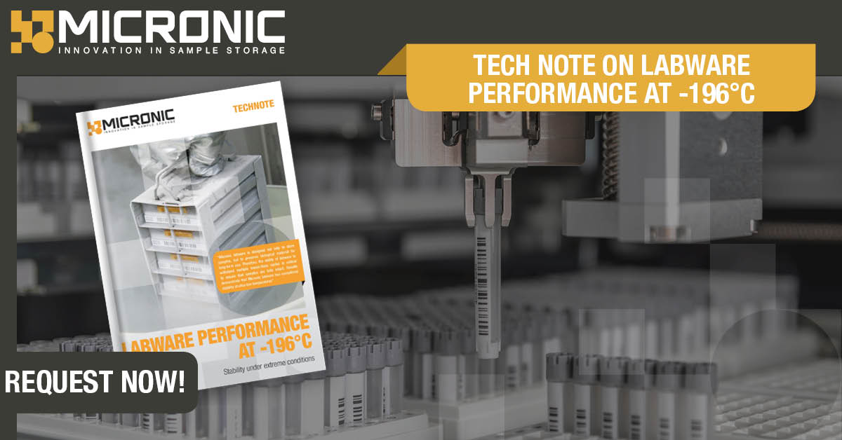 #Micronic routinely conducts research on the stability of its products in #cryogenictemperatures. In order to examine the stability of Micronic labware in vapor phase LN2, a #freezethawtest was performed. Request the Tech Note to learn about the results: ow.ly/sSpm50PVXHk