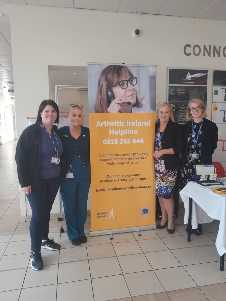 National Arthritis Day - Rheumatology Dept raising the awareness of rheumatic diseases &amp; supporting people with musculoskeletal diseases MSD #ArthritisAwareness <a href="/Arthritisie/">Arthritis Ireland</a>