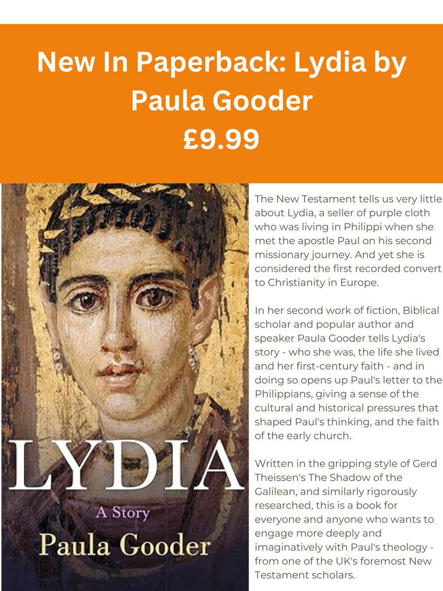 Two of our popular hardback books, Lydia by Paula Gooder and Forgive by Timothy Keller, are now in paperback. Please ask our lovely staff for more information

#Paperback #Lydia #PaulaGooder #Forgive #TimothyKeller
~Abbie