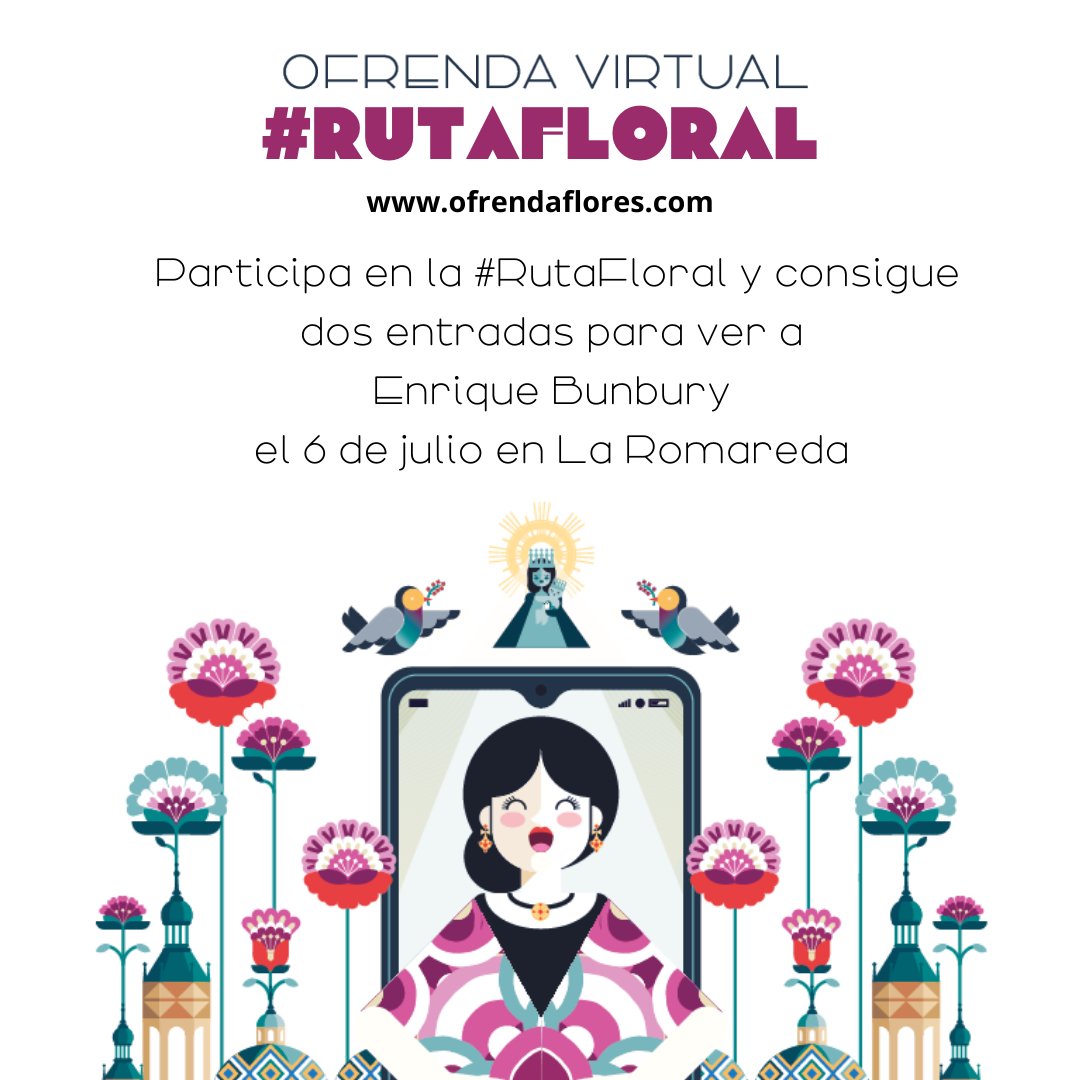 go_aragon's tweet photo. 📱💐 ¿No puedes estar en Zaragoza para la Ofrenda de Flores?
No te preocupes, con la Ofrenda Virtual puedes unirte a la celebración desde casa. #VirgendelPilar #FiestasDelPilar
#OfrendaVirtual #Pilar2023 #FiestasDelPilar
@ZCultura
https://t.co/UnoZMkbOyE https://t.co/SqaqdHmiEA