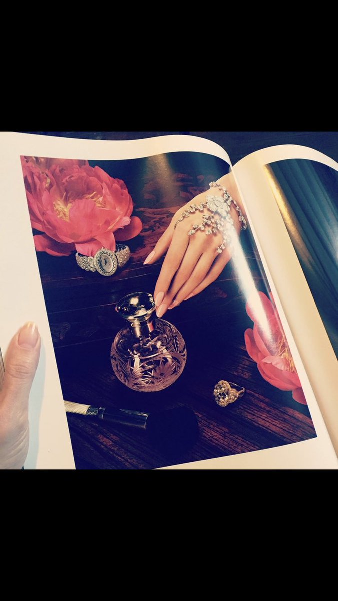 Always still a thrill to find your campaign images when flicking through an ‘actual’ magazine rather than scrolling on a device!! #oldschool #model #ninataylor #handmodel #nails #finejewellery