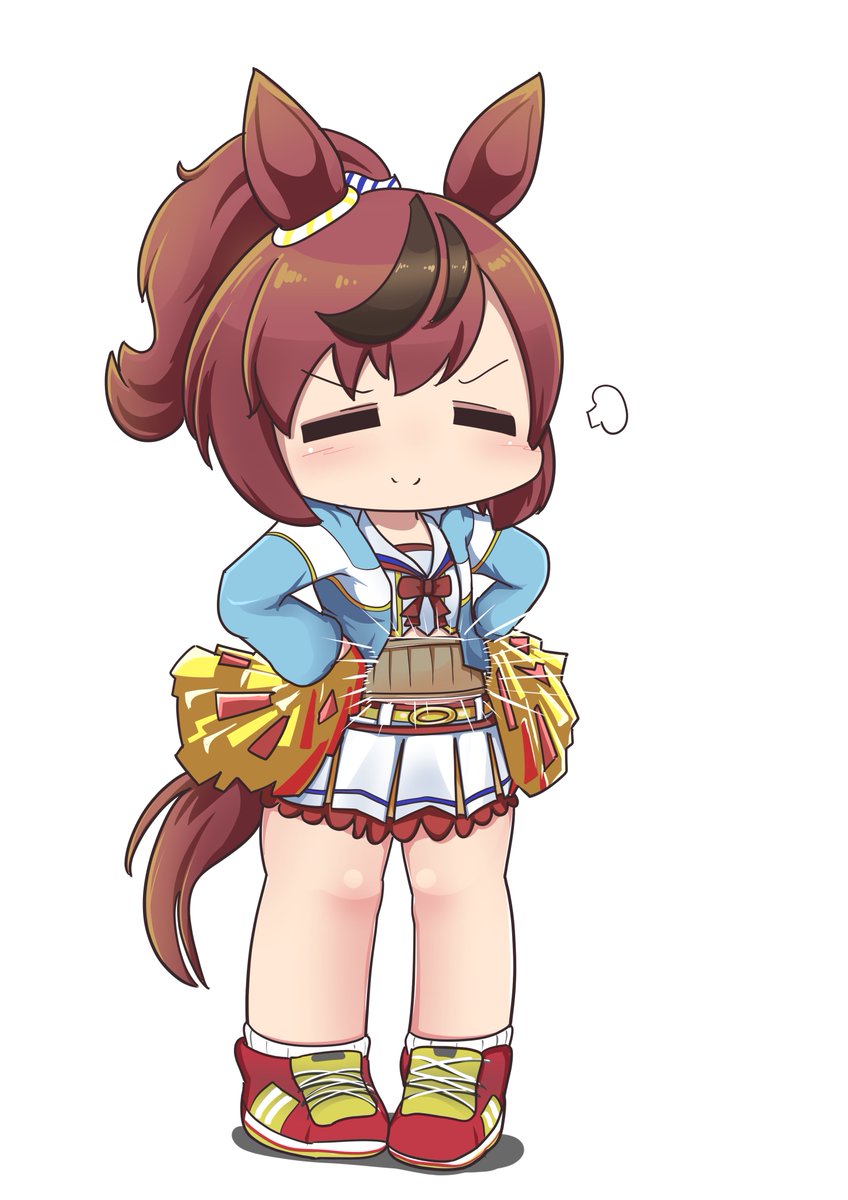 ナイスネイチャ(ウマ娘) 「2話見ましたチアネイチャの腹筋とftmm良かったですね #チアネイチャ 」|酢酸/Sakuラバクシンオーのイラスト