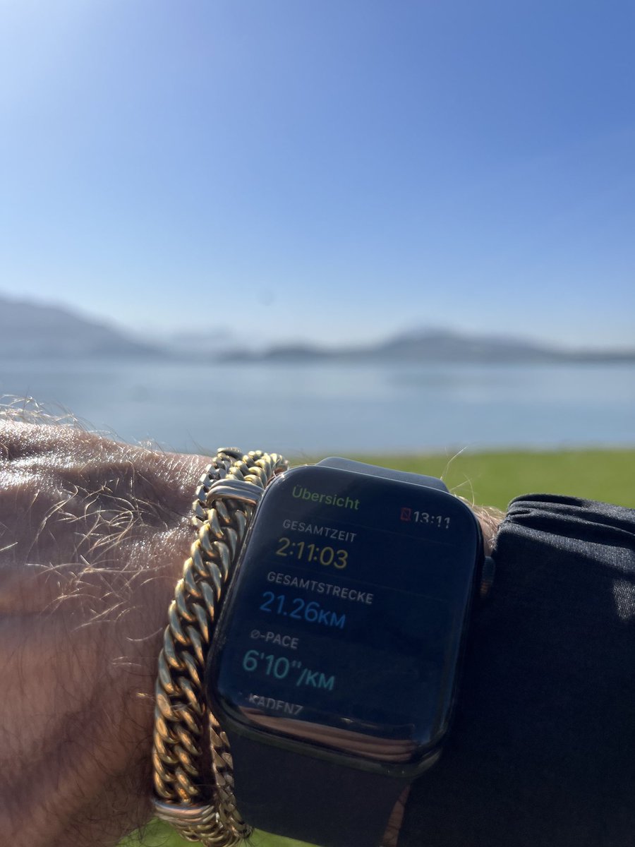 This was my Wednesday lunchtime exercise… at least half as fast as the recent women’s marathon record 😅.