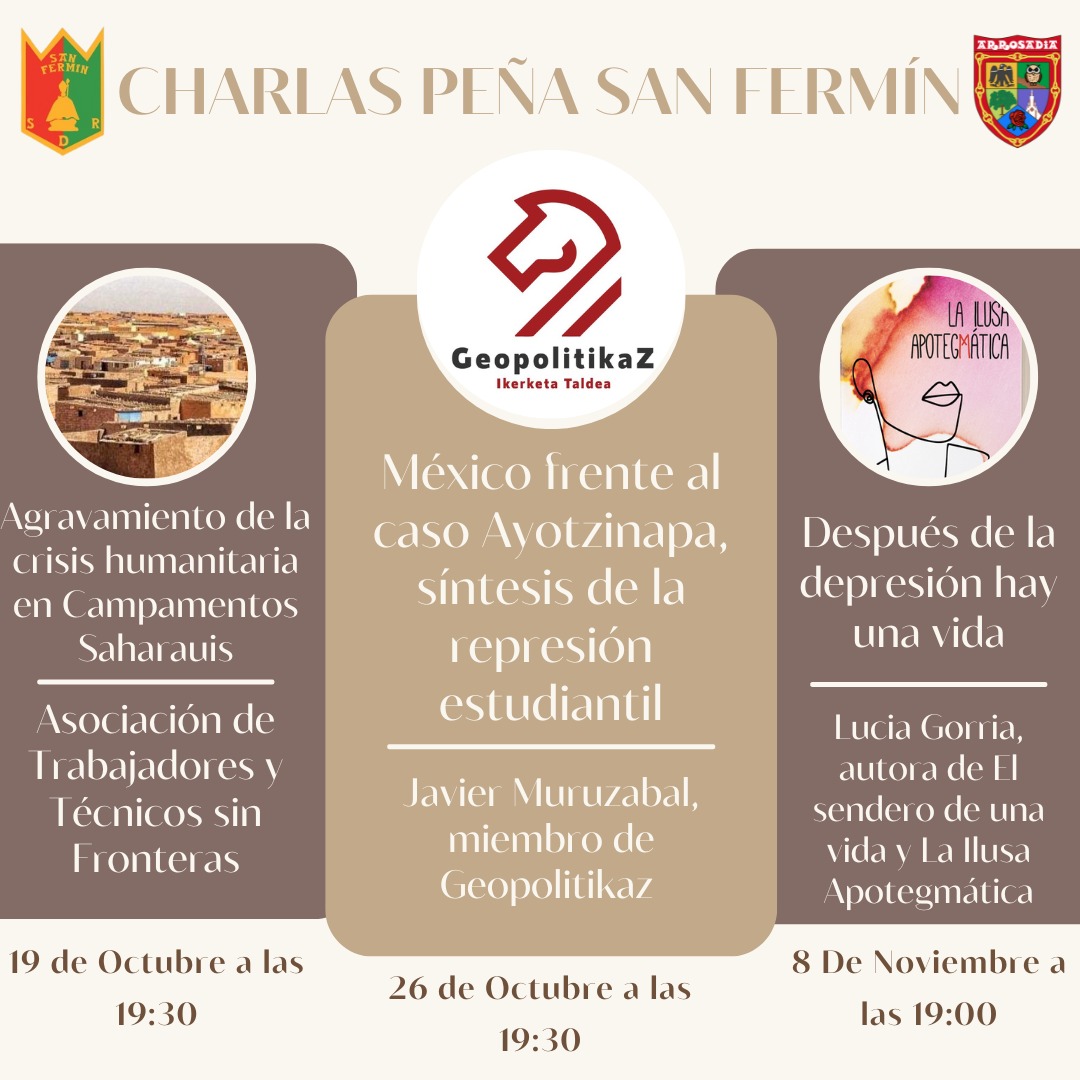 CHARLAS PEÑA SANFERMIN 2023