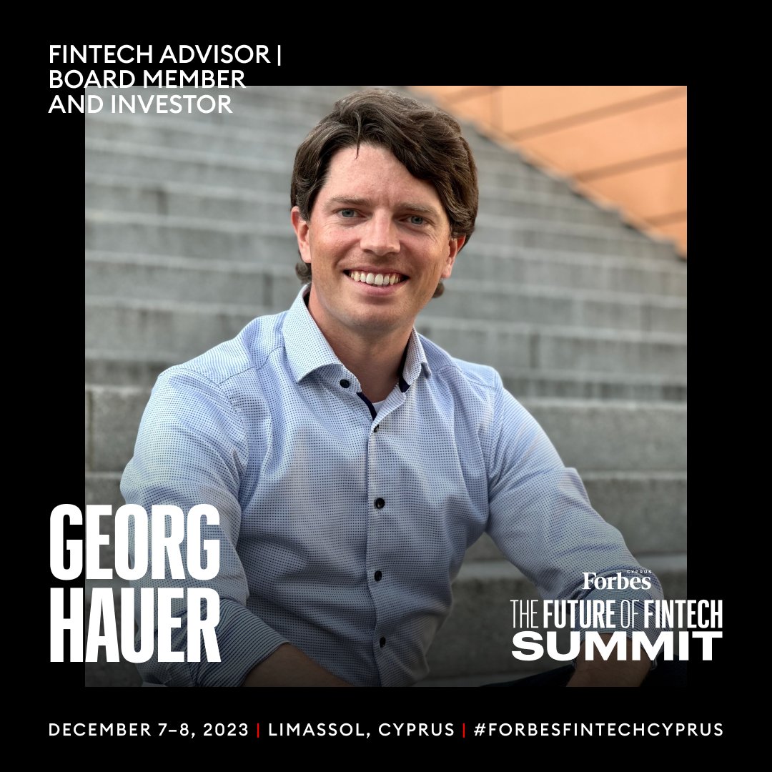 ForbesCY_FOFS's tweet photo. As is tradition, we would like to introduce our next speaker — @Georg_Hauer, an advisor, board member, and investor in fintech.

He will delve into the topic "What will the next 10 years of innovation in digital banking look like?"

#FintechSummit2023 #ForbesCyprus https://t.co/HmyvE2E1yj