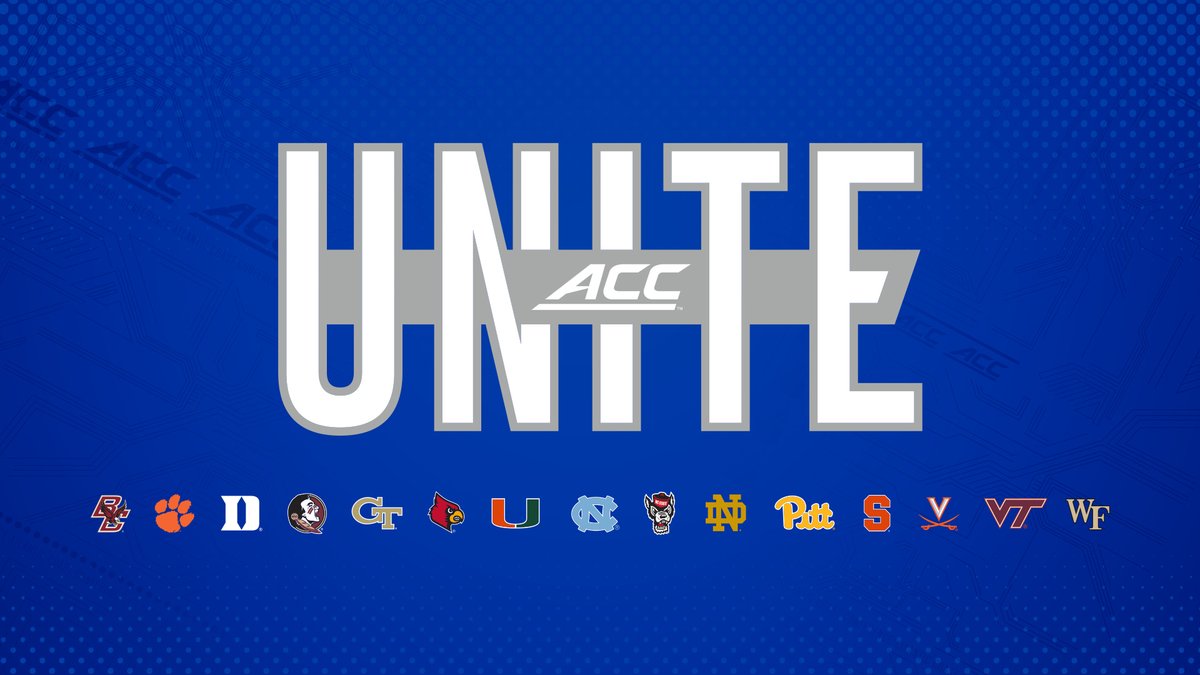 As part of the ACC’s continued commitment to diversity, inclusion, social justice and racial equity, the league has announced plans for the conference’s fourth annual Fall Unity Week, which will be held Oct. 14-22. 📰 theacc.co/23fallunity
