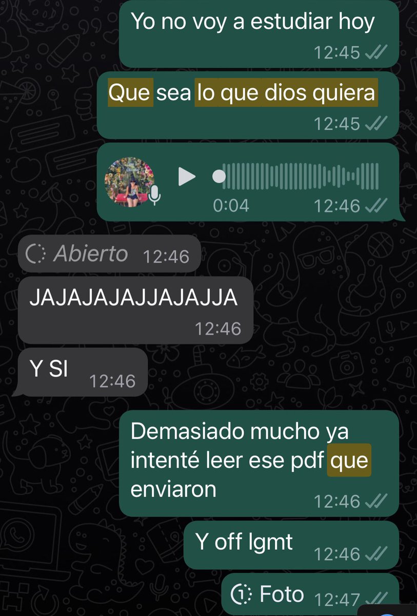 viviflei_'s tweet image. Vida universitaria