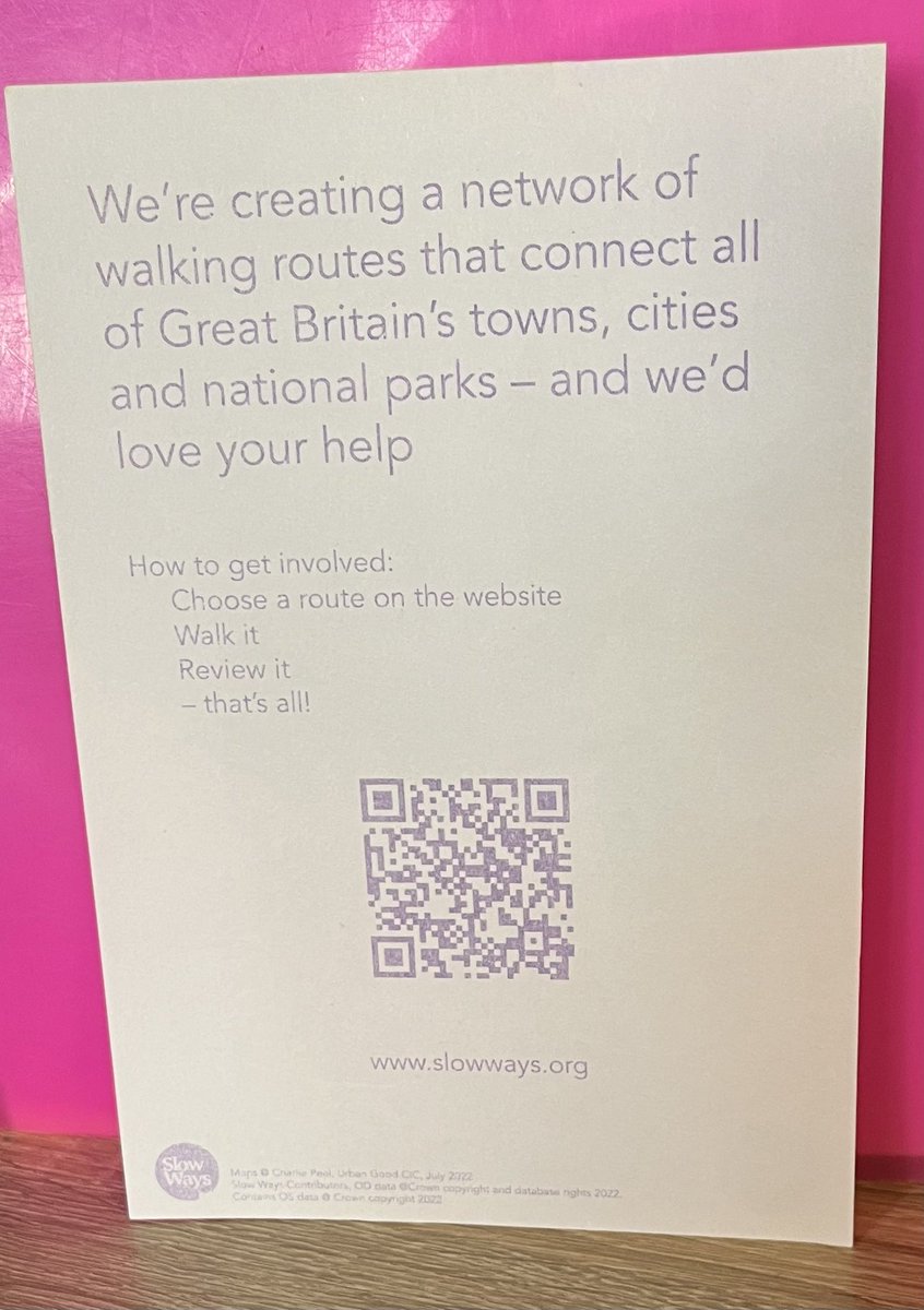 kate_cllr's tweet photo. I came across a fantastic walking network called "Slow Ways". They have collated a network of walks around the UK that you can review and grade the routes to help walkers and wheels. 
Join for FREE 
https://t.co/cPryMpGomS
#giveahike
#slowways 
#hallamfields1 https://t.co/mVrIx0MHYc