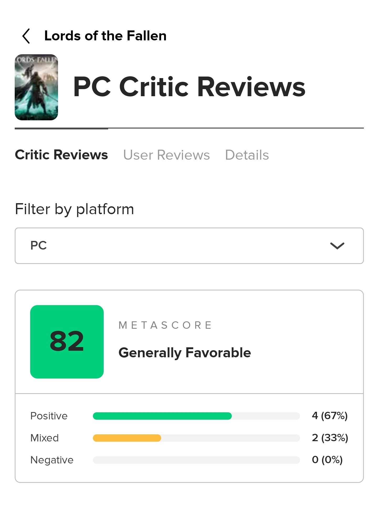 metacritic on X: The first 57 reviews of Lords of the Fallen are in, with  many more to come [PC - 77; PS5 - 72; XSX - tbd]   Some of the