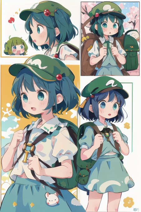 「河城にとり 笑い」の画像/イラスト/ファンアート(新着)