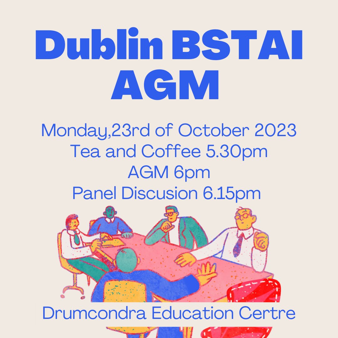 dublinbstai (@bstaidublin) on Twitter photo Exciting news, members! 📢
Join us for the BSTAI Dublin Branch AGM on October 23, 2023. We're gathering <a href="/DrumcondraESC/">Drumcondra Education Support Centre</a>
Our panel discussion, 'Making the business classroom more engaging for students,' will feature experts from Business, Accounting, and Economics subjects.📚 Exciting news, members! 📢
Join us for the BSTAI Dublin Branch AGM on October 23, 2023. We're gathering <a href="/DrumcondraESC/">Drumcondra Education Support Centre</a>
Our panel discussion, 'Making the business classroom more engaging for students,' will feature experts from Business, Accounting, and Economics subjects.📚