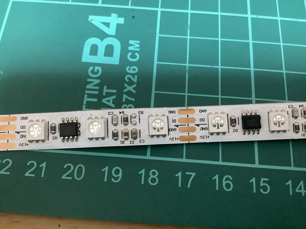 NoRITEC's tweet image. #esp8266 #ws2812b #要素技術検証 #ChatGPT
ちょっと やってみたい事があって テープフルカラーLED(ws2812b)の動作検証♪ 今回もchatGPTのお世話になりました(^^)