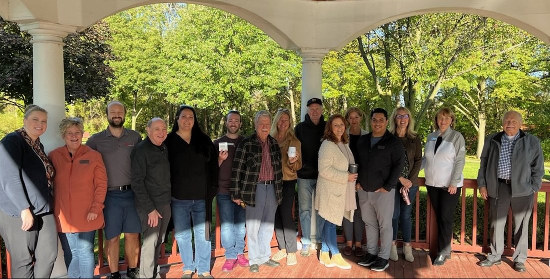 Thanks so much to Suzy Pietrzyk with <a href="/Thryv/">Thryv</a> for hosting our Coffee Connect in Riley Park last week.  It was the perfect fall morning to learn more about Suzy and the great business tools offered by Thryv and network amongst our LACC membership.