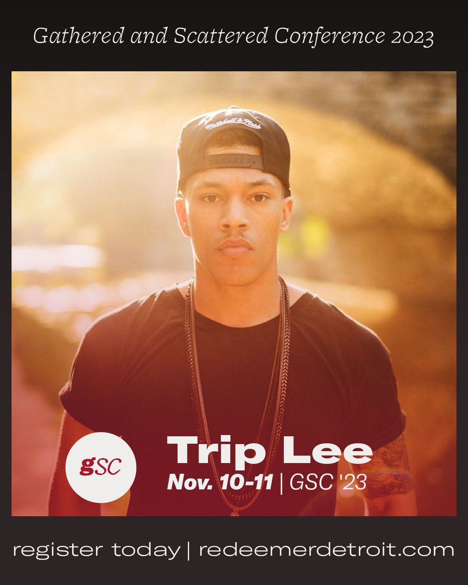 Grace4Dearborn's tweet photo. Join us for the Gathered and Scattered conference at our sister church, @RedeemerDetroit . Our main speaker and musical performer will be @TripLee . You won't want to miss it! https://t.co/HF3JL1hTz3 https://t.co/SvEcJzCTAF