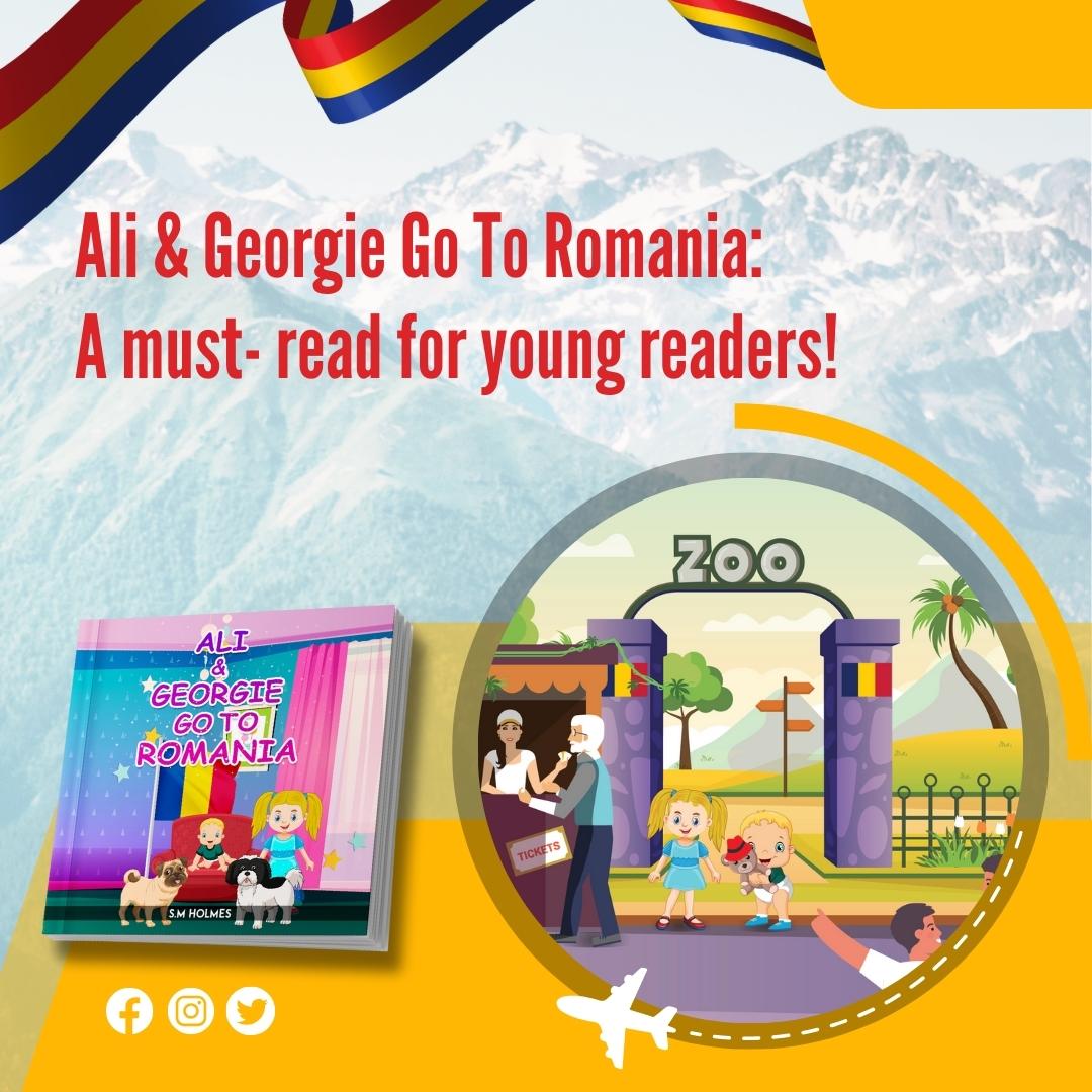 S_M_Holmes_'s tweet image. "Ali &amp;amp; Georgie Go To Romania" is a captivating tale, brought to life by the vivid and charming illustrations that accompany every page, making it a visual delight for young readers! 🎨📖
shorturl.at/dfstN #kidsbooks #childrensbooks #educationalbook #funbookforkids