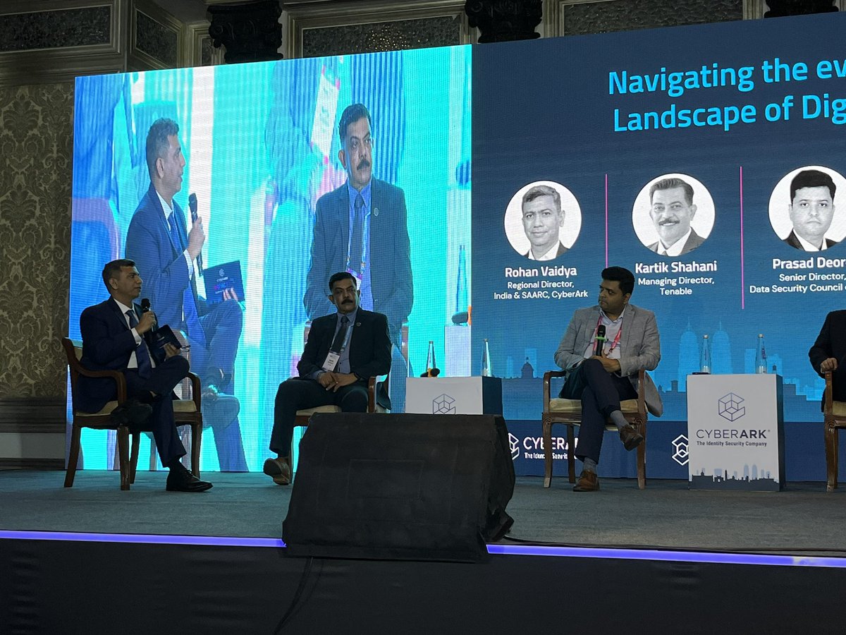 jain_achintya's tweet photo. Moderated by @vrohan91 of @CyberArk, it addresses supporting security teams &amp; orgs who want to keep access privileged. https://t.co/n5XA6GsmWR