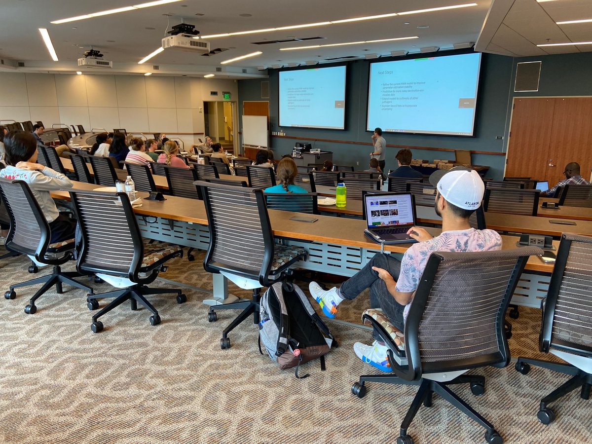 Thank you Dr. Max Lau <a href="/EmoryRollins/">Emory Public Health</a> for speaking about machine learning approaches for epidemic modeling at the October <a href="/EmoryEAVE/">EmoryEAVE</a> seminar yesterday.  We had a great turn out by students and faculty.
