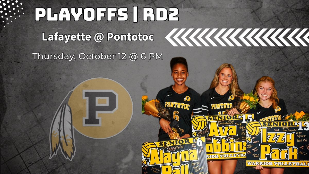 PontotocWarrior's tweet photo. Playoffs | Round 2 
Get out and support the Lady Warriors! https://t.co/94YtiUTHa6