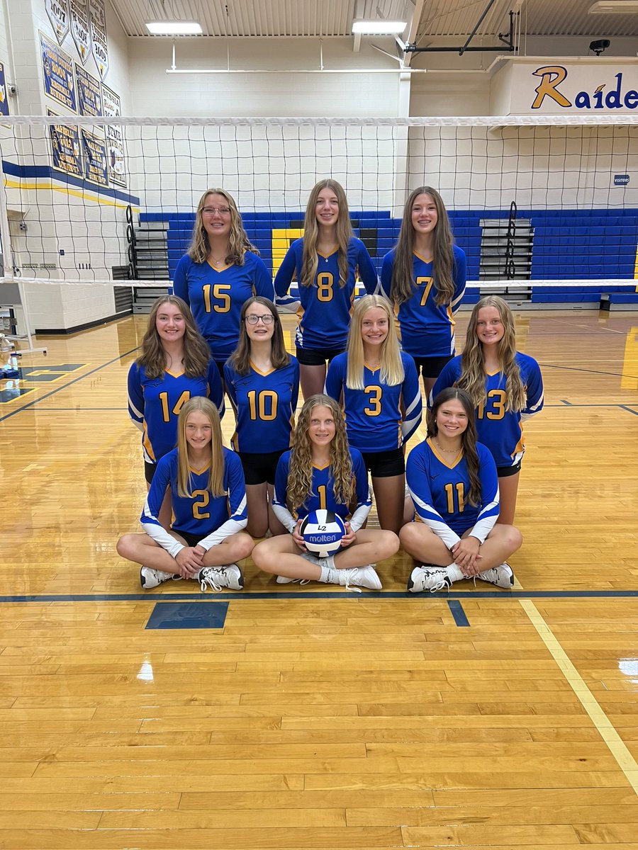 RussiaVball's tweet image. Good luck to our JH teams tonight as they open the SCAL tournament at Fairlawn tonight! 

7th grade will play #3 seed Anna while the 8th grade plays #5 Houston.

Second round will take place at Fairlawn on Saturday! 

#1Vision #Team50