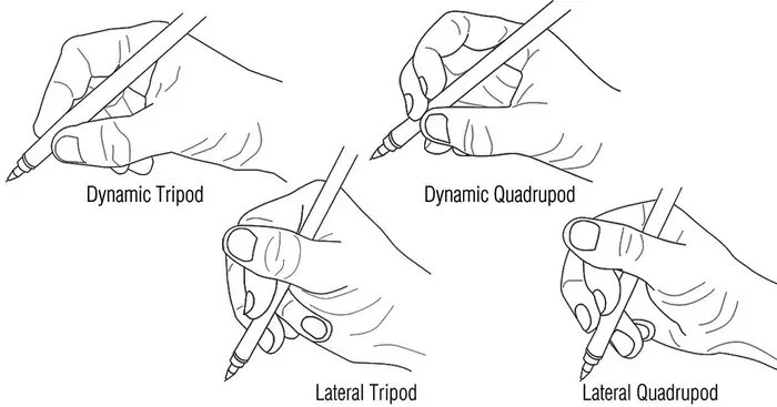 Addictivealxs's tweet photo. How do y’all hold your pencil? 

Im a “dynamic tripod” gripper lol https://t.co/aqsiAyJ8iu